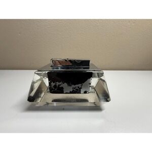Vintage Evans Table Lighter in a Glass Casing